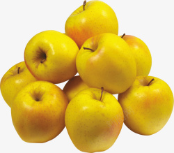 黄苹果黄苹果黄金帅一堆黄苹果高清图片