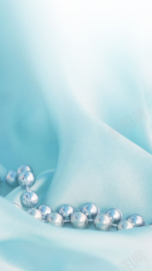 丝绸珍珠H5背景背景