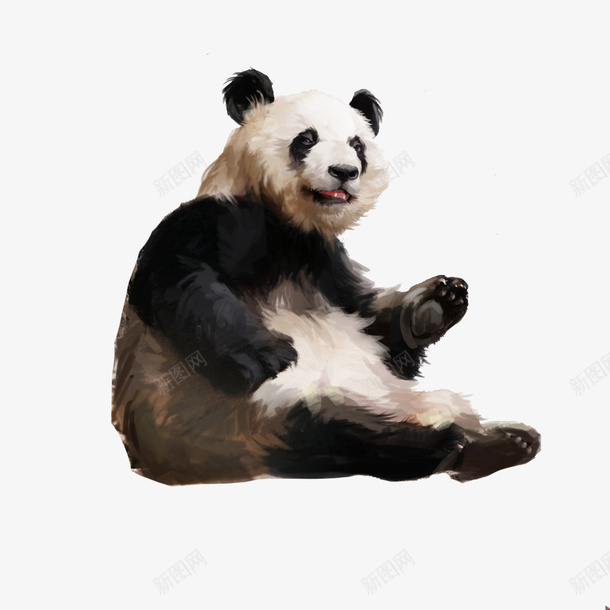 熊猫动物卡通手绘插画可爱png免抠素材_88icon https://88icon.com 熊猫 卡通 手绘 插画 可爱