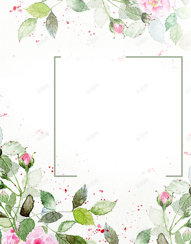 春季新品活动宣传海报背景jpg设计背景_88icon https://88icon.com 花 清新 春季 海报 背景 文艺 小清新 简约