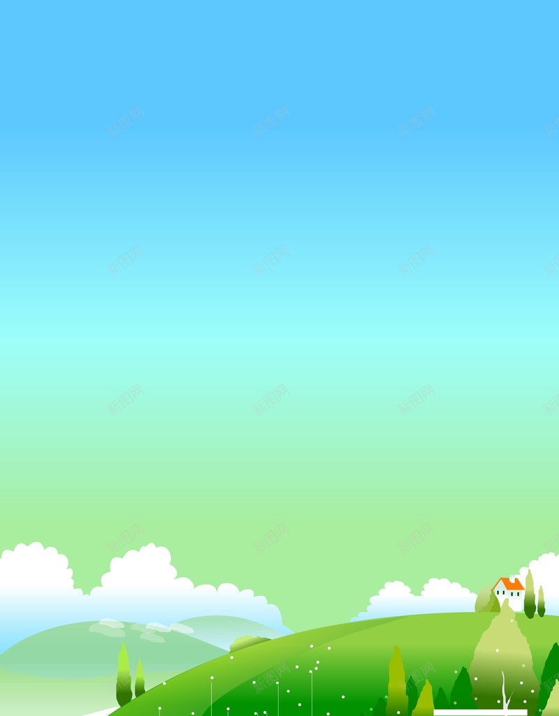 春季绿色卡通背景素材免费下载jpg设计背景_88icon https://88icon.com ai格式 矢量素材 城市 建筑 环保 风景矢量素材免费下载 树木