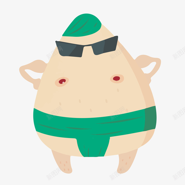 端午节可爱粽子ai免抠素材_88icon https://88icon.com 端午节 端午 粽子 卡通粽子