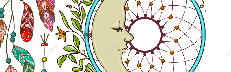 复古民族风格手绘羽毛人侧面jpg设计背景_88icon https://88icon.com 人侧面 复古 手绘 民族 羽毛 背景banner 海报banner 中国风