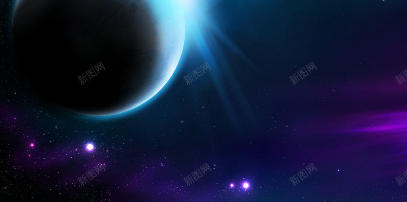 蓝色宇宙星空PSD分层H5背景psd设计背景_88icon https://88icon.com 蓝色天空 大气 宇宙 星空 PSD分层 H5背景