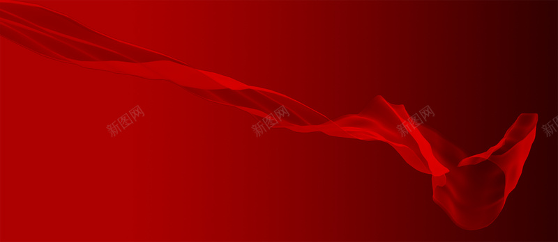 中国风红丝带海报背景jpg设计背景_88icon https://88icon.com 中国风 红丝带 红色 大气 喜庆 淘宝 天猫 海报 背景