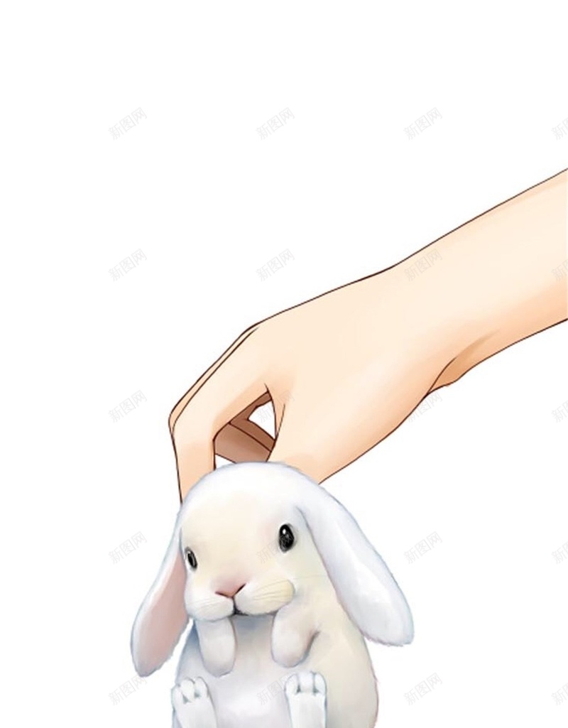 卡通清新H5背景jpg设计背景_88icon https://88icon.com 情侣 幸福 甜蜜 兔子 兔耳朵 H5 h5 卡通 童趣 手绘