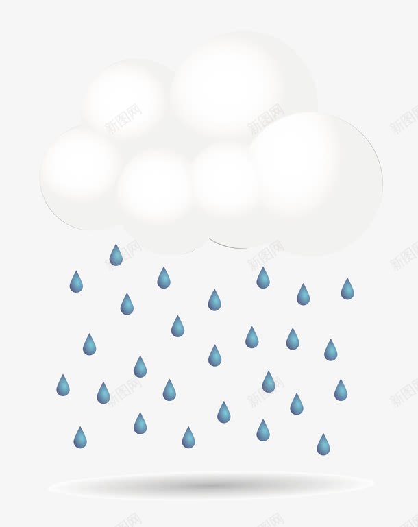 下雨的时候png免抠素材_88icon https://88icon.com 雨水 下雨 雨滴 云彩 矢量素材 下雨效果