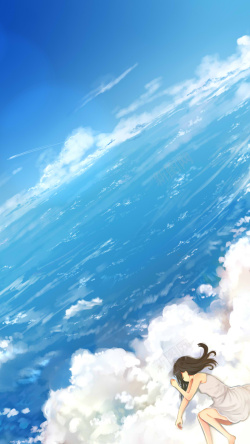 梦中的期待梦中的天空H5背景高清图片