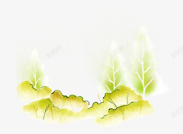 创意手绘水彩森林树木造型效果png免抠素材_88icon https://88icon.com 创意 水彩 森林 树木 造型 效果
