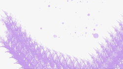 紫色波浪元素素材