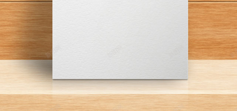 木板上的白色相框背景背景