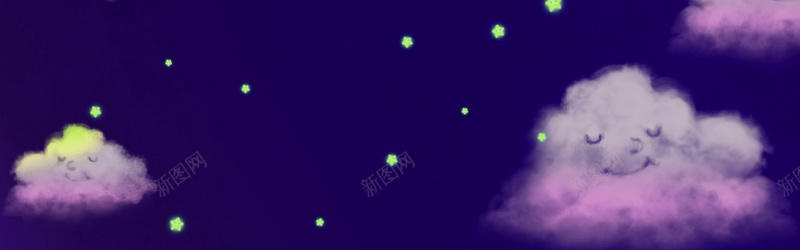 天猫卡通渐变星空背景海报bannerpsd设计背景_88icon https://88icon.com 卡通 可爱 天猫 白云 背景 星光 蓝色 渐变 星空 banner