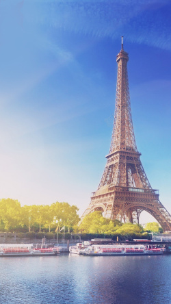巴黎城市风景巴黎建筑背景高清图片