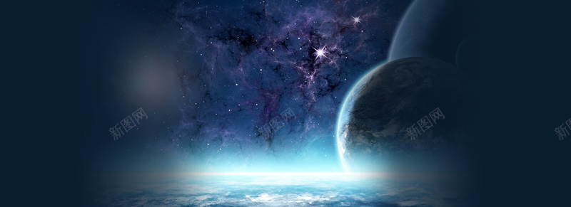 仰望星空bannerjpg设计背景_88icon https://88icon.com 地球 banner 星空 音乐 海报banner 星云 星海 星际 其他