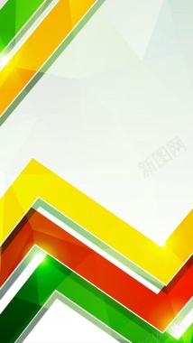 彩色炫彩几何H5背景背景
