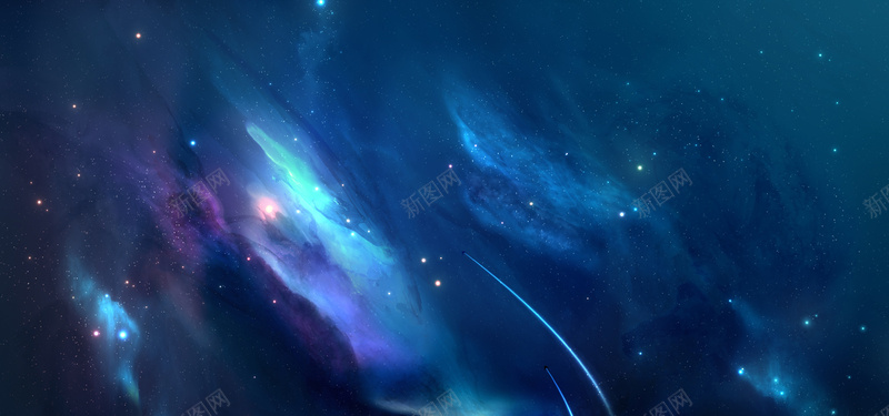 星空星光jpg设计背景_88icon https://88icon.com 星光星空 蓝色 紫色 海报banner 星空 星云 星海 星际 摄影 风景