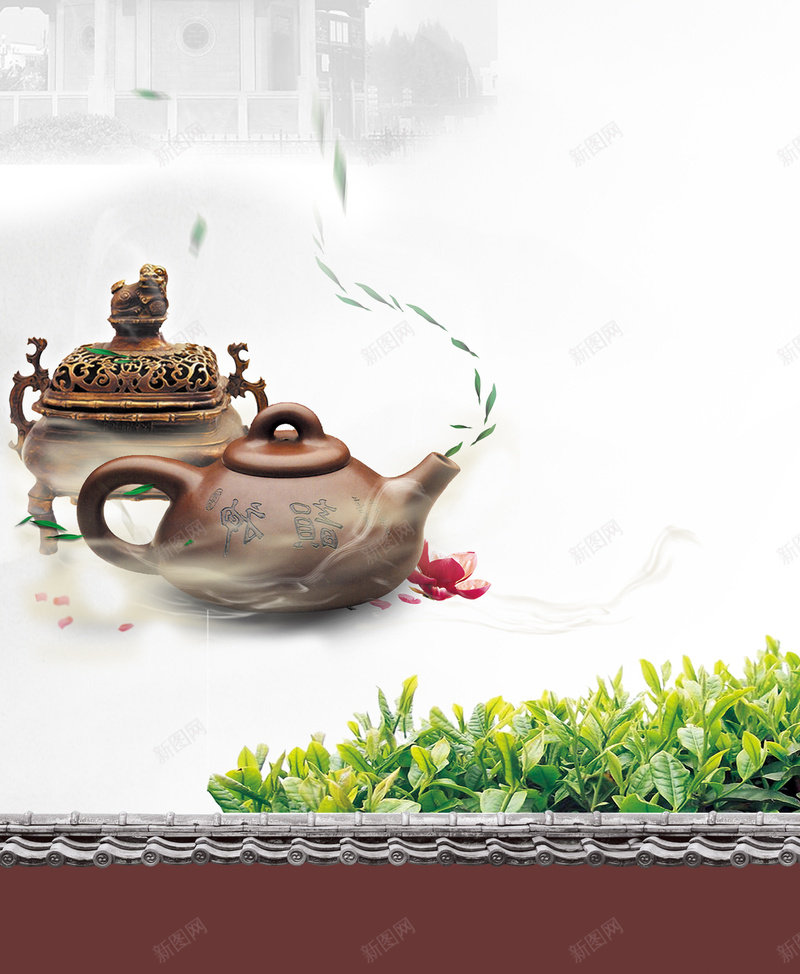 中国风茶文化x展架背景素材jpg设计背景_88icon https://88icon.com 禅茶 中国风 茶主题 易拉宝 古风 中国风x展架图片下载 茶 茶文化 茶壶