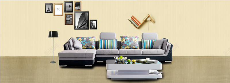 现代家居室内场景照片墙banner背景psd设计背景_88icon https://88icon.com 企业 公司 家庭 家居 设计 创意 现代 时尚居室 室内场景 照片墙 背景