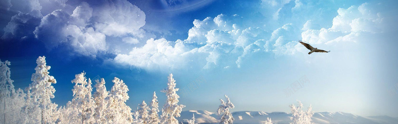 背景bannerjpg设计背景_88icon https://88icon.com 白云 白雪 老鹰 蓝天 高空 户外 淘宝banner 海报banner