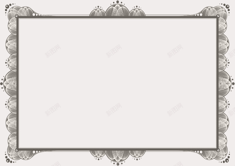 灰色花边证书背景素材psd设计背景_88icon https://88icon.com 空白 证书 边境 青铜 高级 奖状 文艺 小清新 简约