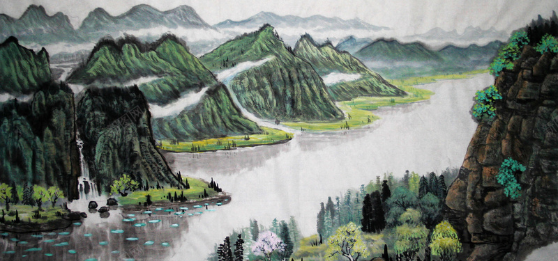 水墨山水画jpg设计背景_88icon https://88icon.com 古典 水墨荷花 水墨画 水墨山水画 中国传统 水墨山水 中国风素材 海报banner 中国风