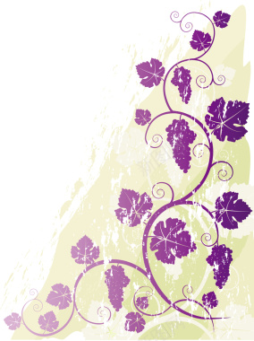 紫色葡萄花纹刮痕背景背景