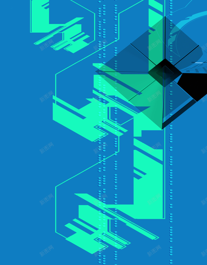 炫酷科技感背景素材psd设计背景_88icon https://88icon.com 科技感 几何 海报 炫酷 蓝色 背景 科技 科幻 商务