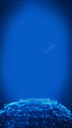 蓝色互联网科技蓝色科技互联网H5背景高清图片