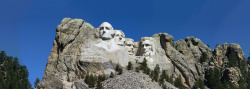 美国总统山美国总统雕像山海报背景高清图片