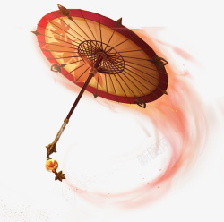 古风中国风高清水彩伞素材
