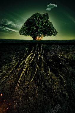 创意环保爱护地球海报背景素材背景