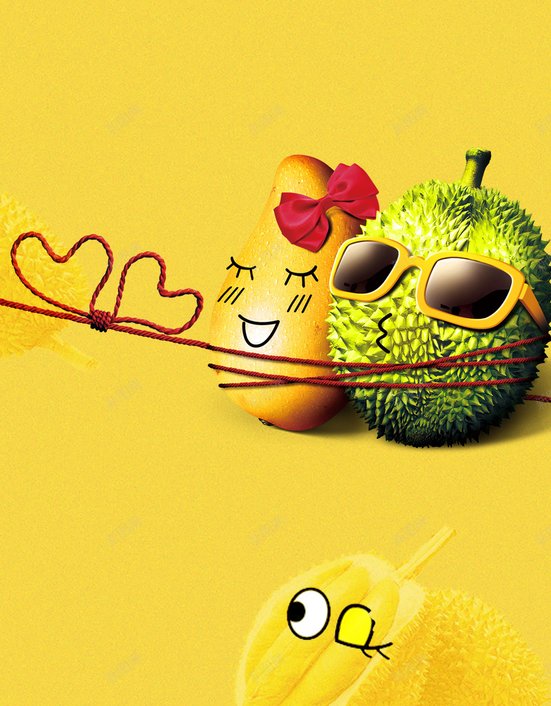 黄色卡通创意榴莲海报背景素材jpg设计背景_88icon https://88icon.com 创意水果 榴莲海报 水果海报 超市展架 黄色卡通 榴莲批发 水果店 榴莲文化 榴莲广告 海报背景 开心