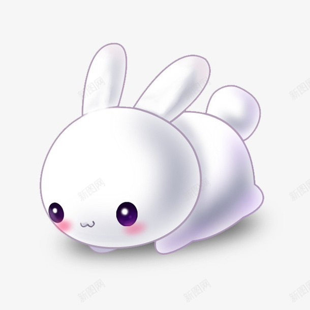 Q版素材兔子PNGpng免抠素材_88icon https://88icon.com q版 卡通 兔子 png 素材 白色