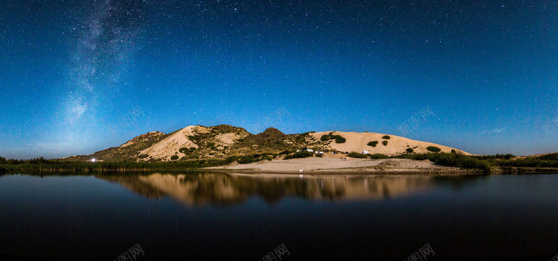 夜晚湖面背景图jpg设计背景_88icon https://88icon.com 夜晚 远山 星空 银河 湖面 海报banner 星云 星海 星际 摄影 风景