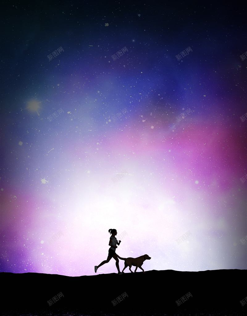 紫色浪漫夜跑PSD分层H5背景素材psd设计背景_88icon https://88icon.com 背景素材 夜跑 梦幻 浪漫 紫色 PSD分层 H5 夏夜 星空 湖面 水中倒影