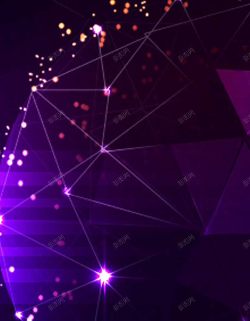 几何紫色光点H5背景jpg设计背景_88icon https://88icon.com 个性 光点 几何 创意 紫色 H5背景 渐变