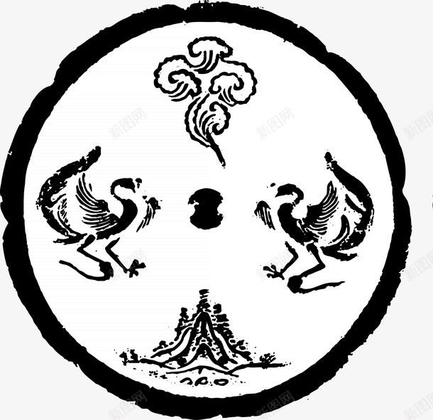 复古修饰图案龙凤底纹矢量ai免抠素材_88icon https://88icon.com 图案 装饰 图案龙凤底纹矢量 龙凤底纹矢量 龙凤底纹