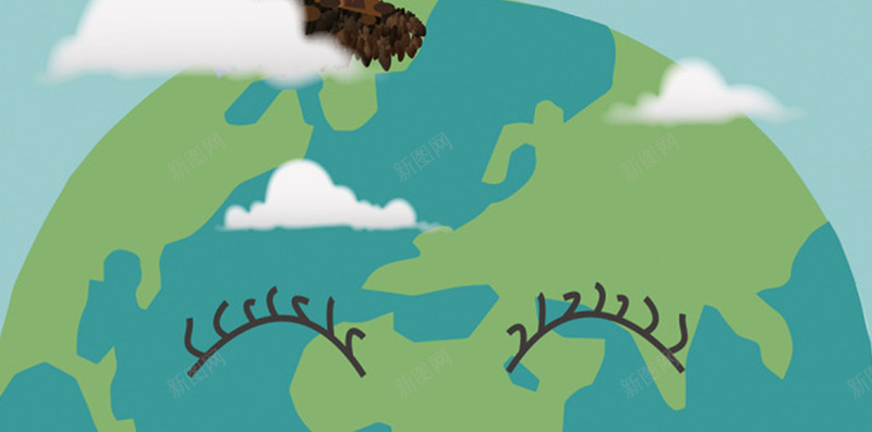 简约文艺卡通地球H5背景jpg设计背景_88icon https://88icon.com 植树节 卡通 地球 文艺 简约 树 卡通H5背景 卡通背景素材