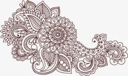 古典装饰花纹图案素材