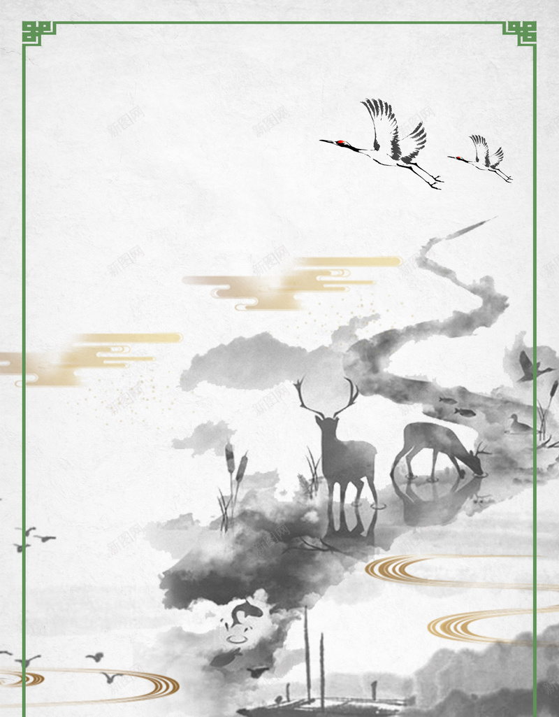 中国风二十四节气白露节气设计psd设计背景_88icon https://88icon.com 中国风 二十四节气 白露节气 设计 手绘 水墨画 传统节气 宣传