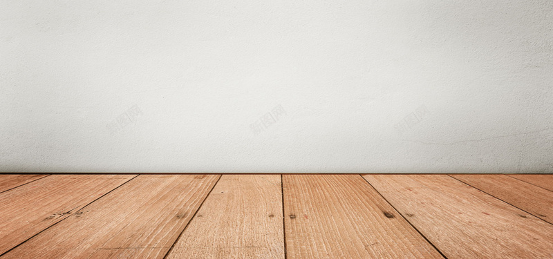 白墙和木板素材背景背景