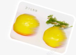 夏日水果黄色效果素材