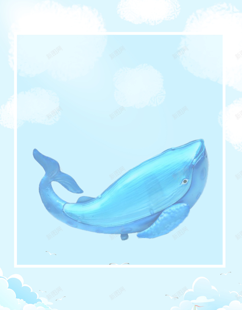 蓝色简约手绘海洋动物海豚设计主题jpg设计背景_88icon https://88icon.com 动物 手绘 海洋 简约 蓝色 海豚 设计 主题