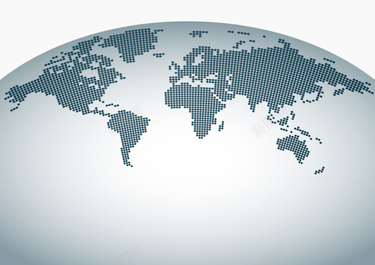 商务蓝色波点世界地图背景素材背景