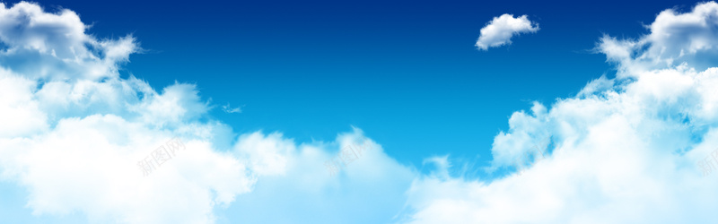 蓝天白云背景bannerpsd设计背景_88icon https://88icon.com 海报banner 大气