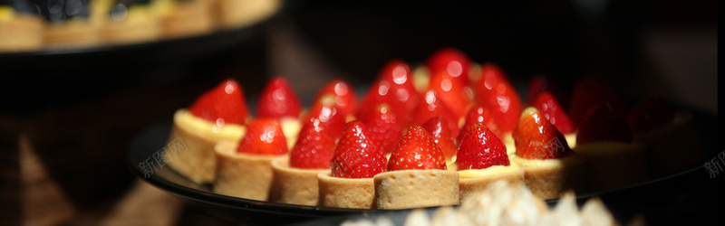甜点草莓西餐美食摄影背景