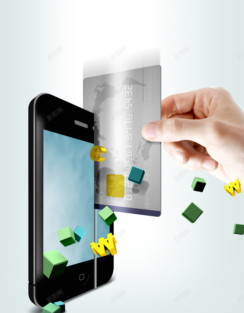 商务手机银行卡手方块印刷背景psd设计背景_88icon https://88icon.com 银行卡 商务 手机 方块 手 印刷背景 科技 科幻