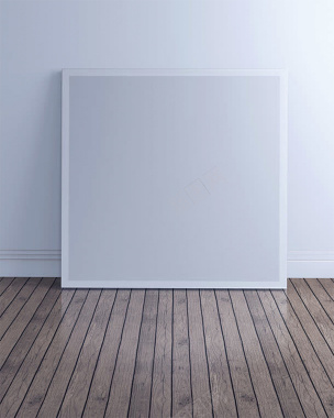 银白色木板相框简略家居背景背景