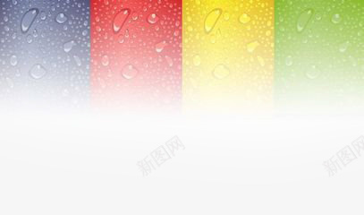 四色水滴背景png免抠素材_88icon https://88icon.com 四色 水滴效果 背景