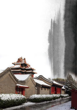 中国古代建筑背景背景